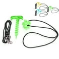 thumbnail image 2 of Cadena elástica para perros, cable para atar perros, estaca para atar perros, cable para perros con juguete para masticar optimizado para la excelencia, 2 of 8