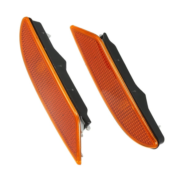 Front LED Bumper Side Marker Light 2218200121 for Mercedes-Benz W221 S550 2007-2008 PC ABS Orange 1 Pair