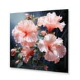 thumbnail image 2 of Designart "Hibiscus love expression VI" Floral Metal Wall Art, 2 of 5