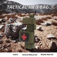 thumbnail image 4 of Pochette de Premiers Secours Portable, Multifonctionnelle pour Usage Extérieur, 16*7cm Nylon, Imperméable et Compacte, 4 of 8