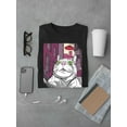 thumbnail image 3 of Believe Cat T-Shirt Men -Smartprints Designs, Male Large, 3 of 4