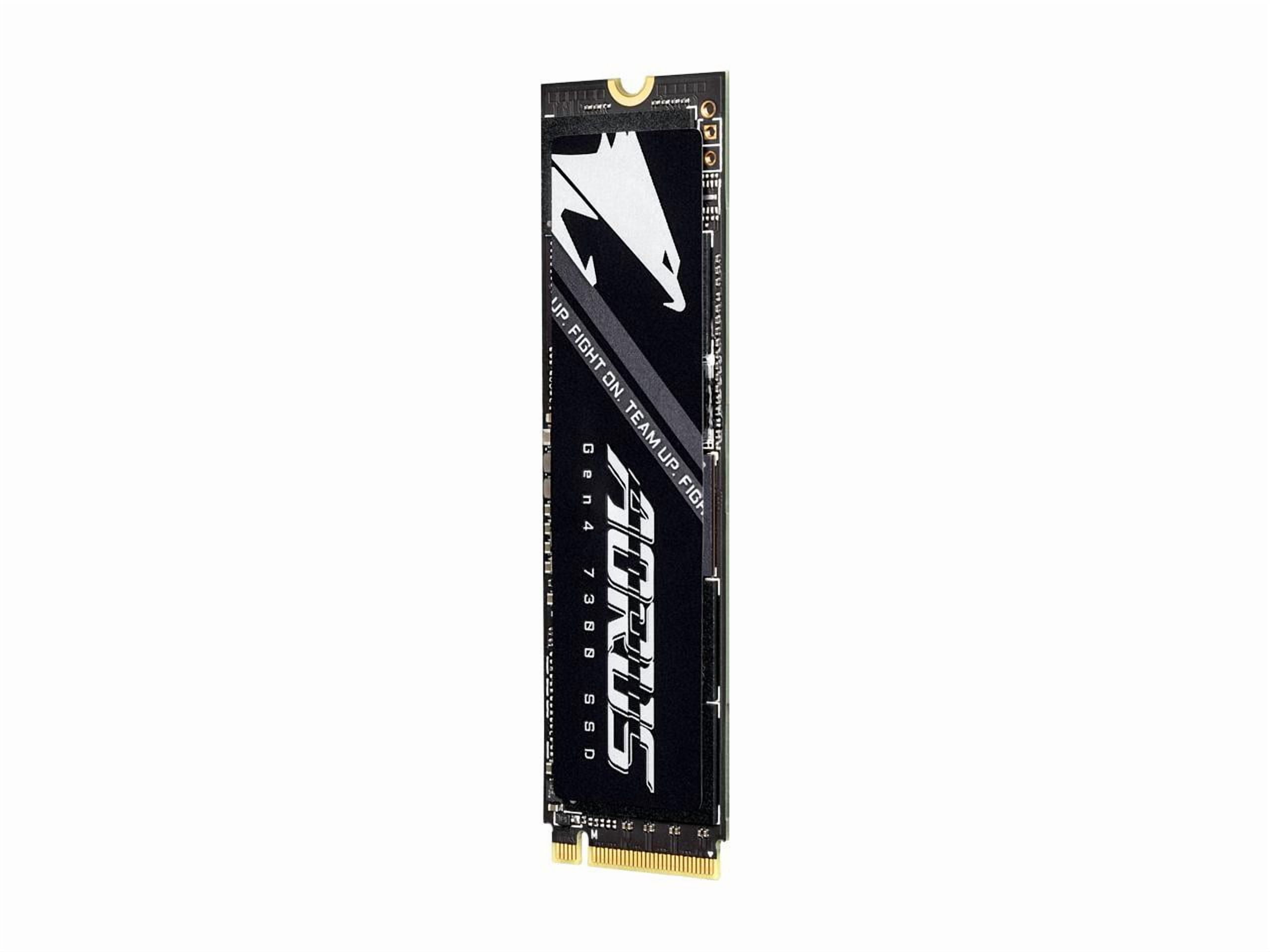 GIGABYTE AORUS Gen4 7300 SSD 2TB (w/o heat spreader) PCIe 4.0 NVMe M.2 Internal Solid State Drive with Read Speed Up to 7300MB/s, Write Speed Up to 6850MB/s, AG4732TB N