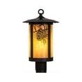 thumbnail image 5 of Meyda 90576 10 in. Fulton Winter Pine Post Mount, Bai Craftsman, 5 of 6