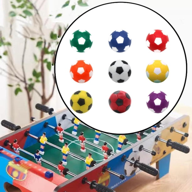 8 Balles De Baby-Foot – Diamètre 32 Mm – Résine – Noir Et Blanc – Rechange Pour Table Standard