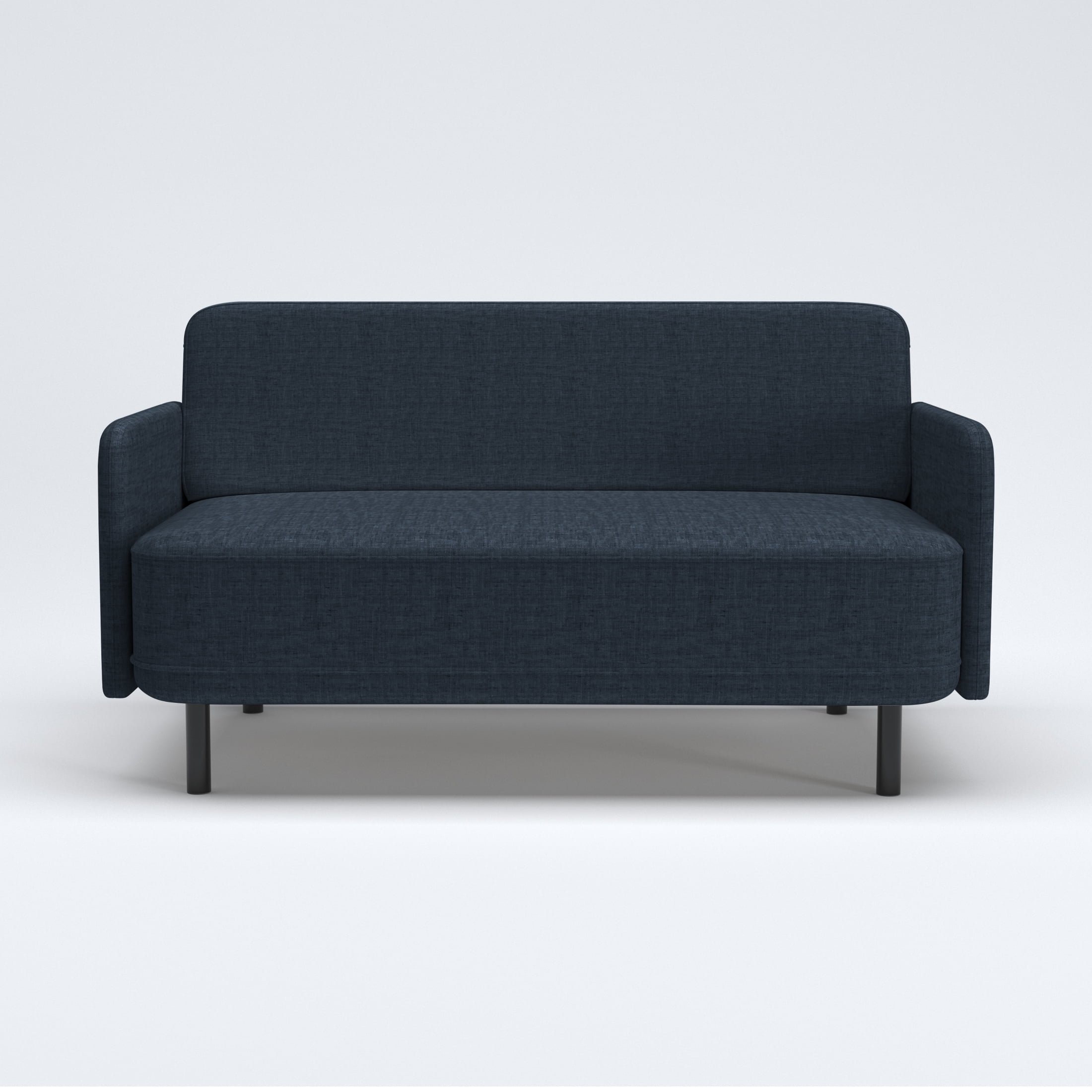 Artdeco Home Metro Loveseat - Modern Living Room Loveseat Sofa, Two-Seater Settee, Upholstered Corduroy Fabric Armchair, Love Seat Sofa Chair with Wood Legs for Bedroom/Office/Reading Spaces