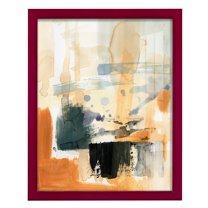 Seria III - Framed Print w/glass - Cherry Red