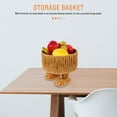thumbnail image 5 of WRISTBIQUE Fruit Holder With Woven Trays For Dining Table Decor In Multi Color 1Set, 5 of 8