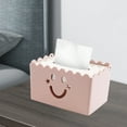 thumbnail image 5 of Btomtd Tissue Box Cover Composite Board Scandinavian Tissue Box Holder for Coffee Table Household, Pink, 5 of 6
