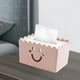 thumbnail image 5 of Caja de pañuelos desechables escandinava con cubierta de tablero compuesto, ideal para el hogar, la sala de estar, la mesa de centro o como caja de cajón transparente para restaurantes., 5 of 6