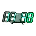 thumbnail image 4 of Electronic Alarm Clock Digital Clock Temperature Display Table Clock LED Digital Black and Green, 4 of 9