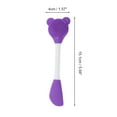 thumbnail image 4 of Unique Bargains 2 Pcs Smooth Facial Mask Brush Knife-shaped Deep Purple, 4 of 5