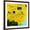 Brown Frame, variant on Art.com Hollywood Africans, 1983 Giclee Print by Jean-Michel Basquiat, 16" x 16"