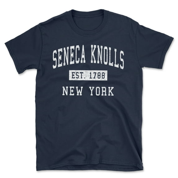 Seneca Knolls New York Classic Established Men's Cotton T-Shirt