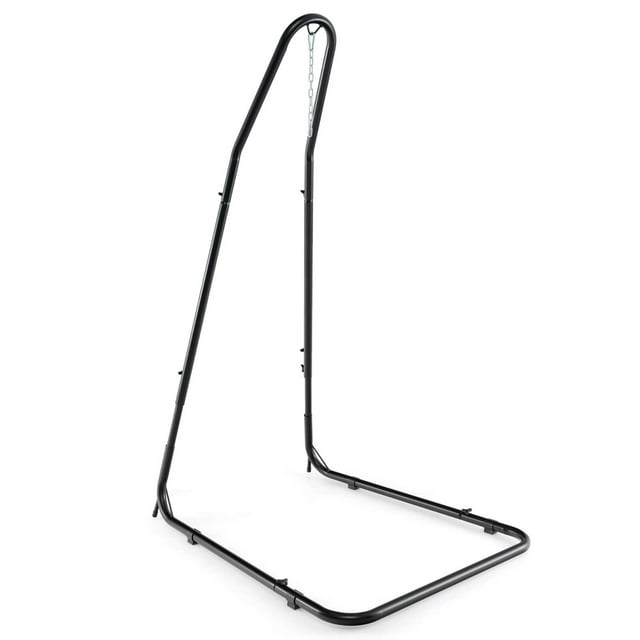 Costway Soporte Trípode para Silla Hamaca, Ajustable en Altura de 195-236 cm con Marco de Metal Resistente, Soporte para Columpio para Interiores y Exteriores con Gancho y Cadena de Metal