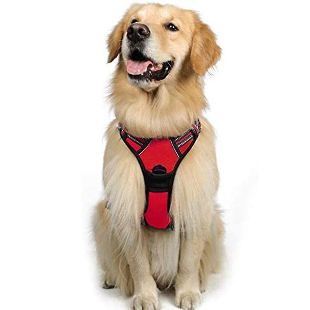 No Pull Dog Harness Padded Adjustable Pet Vest Harness for Large Dogs Training or Walking Walmart