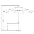 thumbnail image 3 of California Umbrella 11' Sun Master Series Patio Umbrella, 3 of 3