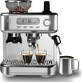 thumbnail image 1 of EastVita Espresso Machine with Grinder,Cappuccino & Latte Maker,Milk Frother,LCD Display,Stainless Steel Coffee Maker, 1 of 7