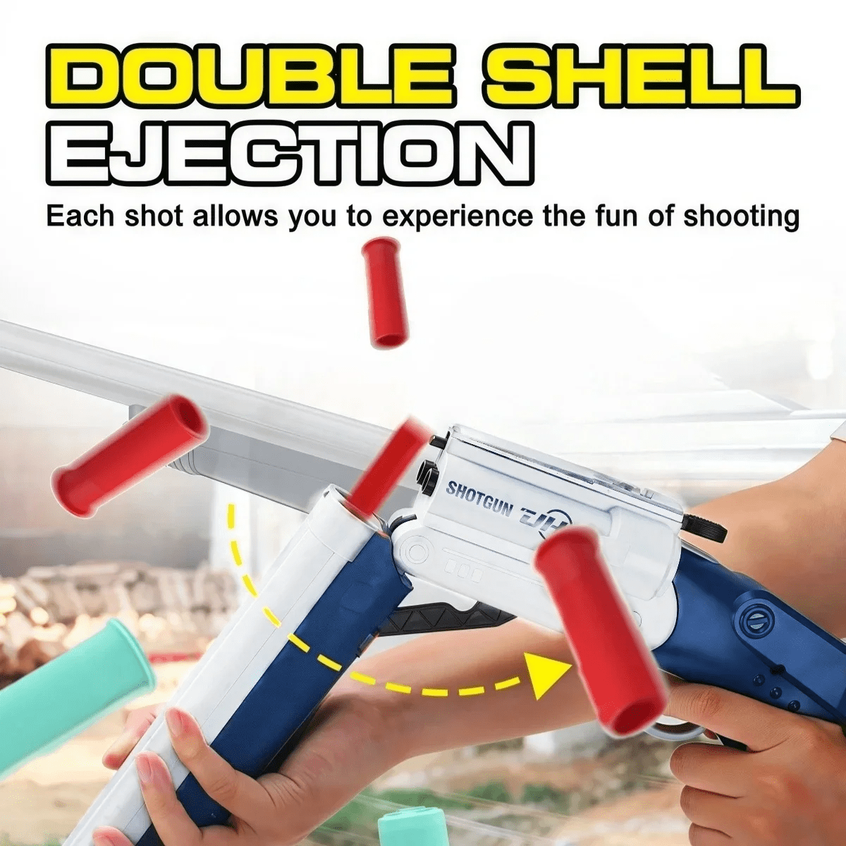 Foam Dart Blasters 30-inch Soft Bullets Shell Ejecting Design for Indoor and Outdoor Play 14+ Years