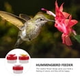 thumbnail image 3 of Shisuyan 3 Pcs Hummingbird Feeders Plastic Flower Shape Feeder Handheld Feeders, 3 of 8