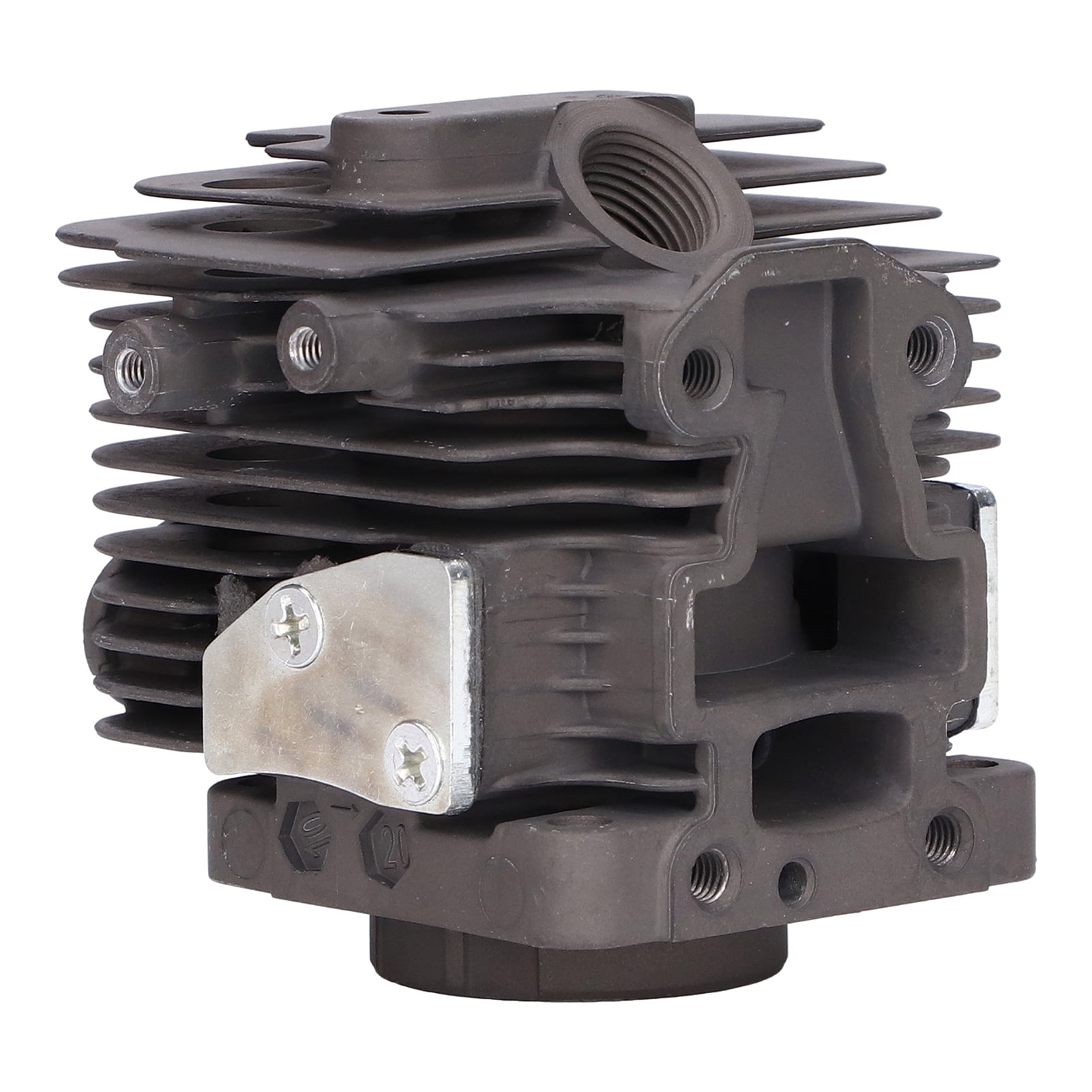 LAZIOEGR 32mm Cylinder Piston Kit Garden Brush Cutter Cylinder Piston Assembly with Gasket for TJ23, Iron Aluminum Material, Professional Replacement Lawn Mower Parts (1.3 inches / 32 mm)