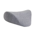 thumbnail image 4 of Almohada para el cuello, almohada para viajar en coche, almohada Cervical lavable portátil, almohada para dormir para regalo de cumpleaños, viajes de Gris claro, 4 of 8
