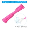 thumbnail image 3 of Unique Bargains 100 Feet 7-Strand Core Paracord 3/16 Inch Nylon Cord Camping Rope 600lb Tensile Strength Rose Red, 3 of 5