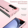 thumbnail image 2 of For Samsung Galaxy Z Fold 7 Slim Matte PC Shockproof Phone Cases With S Pen - Pink, 2 of 5