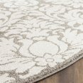 thumbnail image 3 of Safavieh Amherst Collection AMT427R Dark Grey and Beige Indoor,  Outdoor Round Area Rug (9' Diameter), 3 of 3