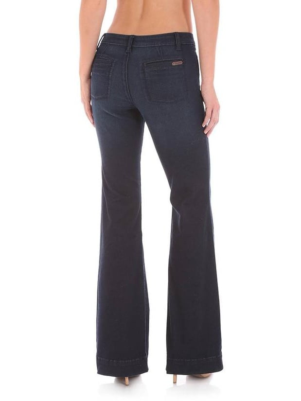 retro flare stretch jean wrangler