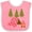 Pink and White, variant on Inktastic Summer Camp Girls Camping Girls Baby Bib