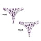 thumbnail image 3 of Fotbe Violets Flowers Tanga Sin Costuras para Mujer con Estampado – Panties Invisibles, Transpirables y Cómodos para Uso Diario-X-Large, 3 of 6