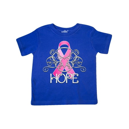 

Inktastic Hope- Pink Ribbon Breast Cancer Awareness Gift Toddler Boy or Toddler Girl T-Shirt