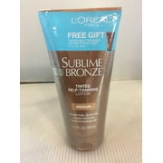 L'Oreal Sublime Body Expertise Bronze Tinted Self (Pack of 2) Free Gift