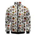 thumbnail image 3 of Chaquetas de moda navideña 2024 para hombre, abrigo navideño informal de manga corta con estampado 3D, ropa de vacaciones para hombres, mujeres y niños, abrigos hawaianos, 3 of 5