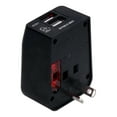thumbnail image 4 of QVS Premium World Travel Power Adaptor with Surge Protection & 2.1A Dual-USB Charger, 4 of 6