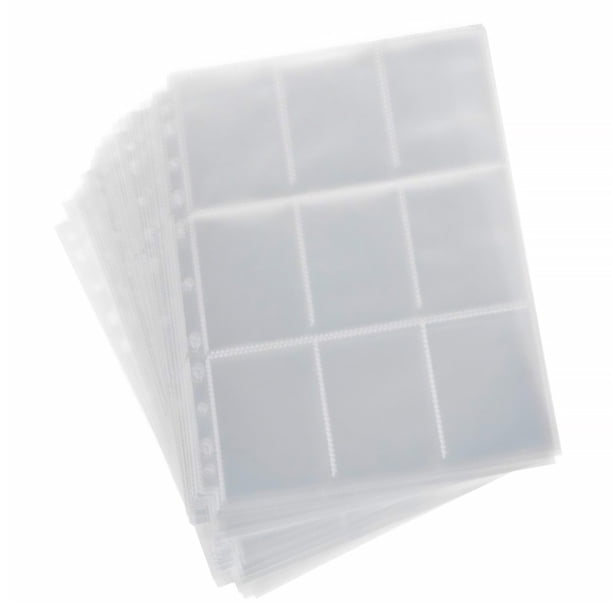 PAGE DE PLASTIQUE POUR CARTES - CARTES DE COLLECTION / Protège-cartes PAGE DE PLASTIQUE POUR CARTES - CARTES DE COLLECTION / Protège-cartes