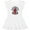 AA-White, variant on Inktastic Portland Maine Funny Lobster Lover Girls Toddler Dress