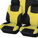 thumbnail image 3 of 8 Uds fundas de asiento de coche Zulema protectores lavables para Sedan Suvs Amarillo Protector de cubierta de asiento automático, 3 of 3