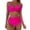 Hot Pink, variant on HCNTES Thong Bikini Sets for Women - Brazilian Micro String Bikinis Sexy Two Piece Swimsuit Triangle Top Halter Bathing Suits(Green,XL)