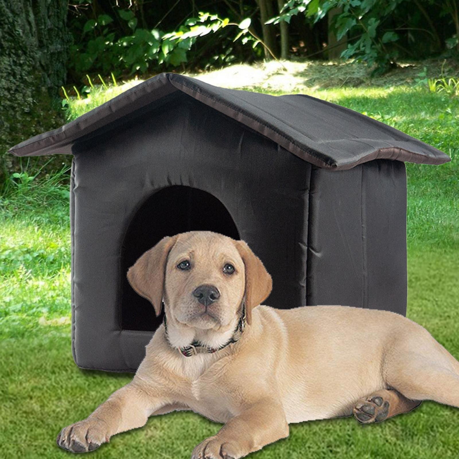 Fzaqwen Oxford Cloth Stray Cat Shelter, Waterproof Small Dog Winter Cave, Bed Furniture, 40cmx38cmx35cm
