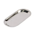 thumbnail image 1 of Professional 201 Stainless Steel Dental Medical Flat Snack Towel Instrument Tray Size S (Silver), 1 of 8