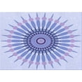 thumbnail image 1 of Ahgly Company Machine Washable Indoor Rectangle Transitional Heavenly Blue Area Rugs, 2' x 3', 1 of 1