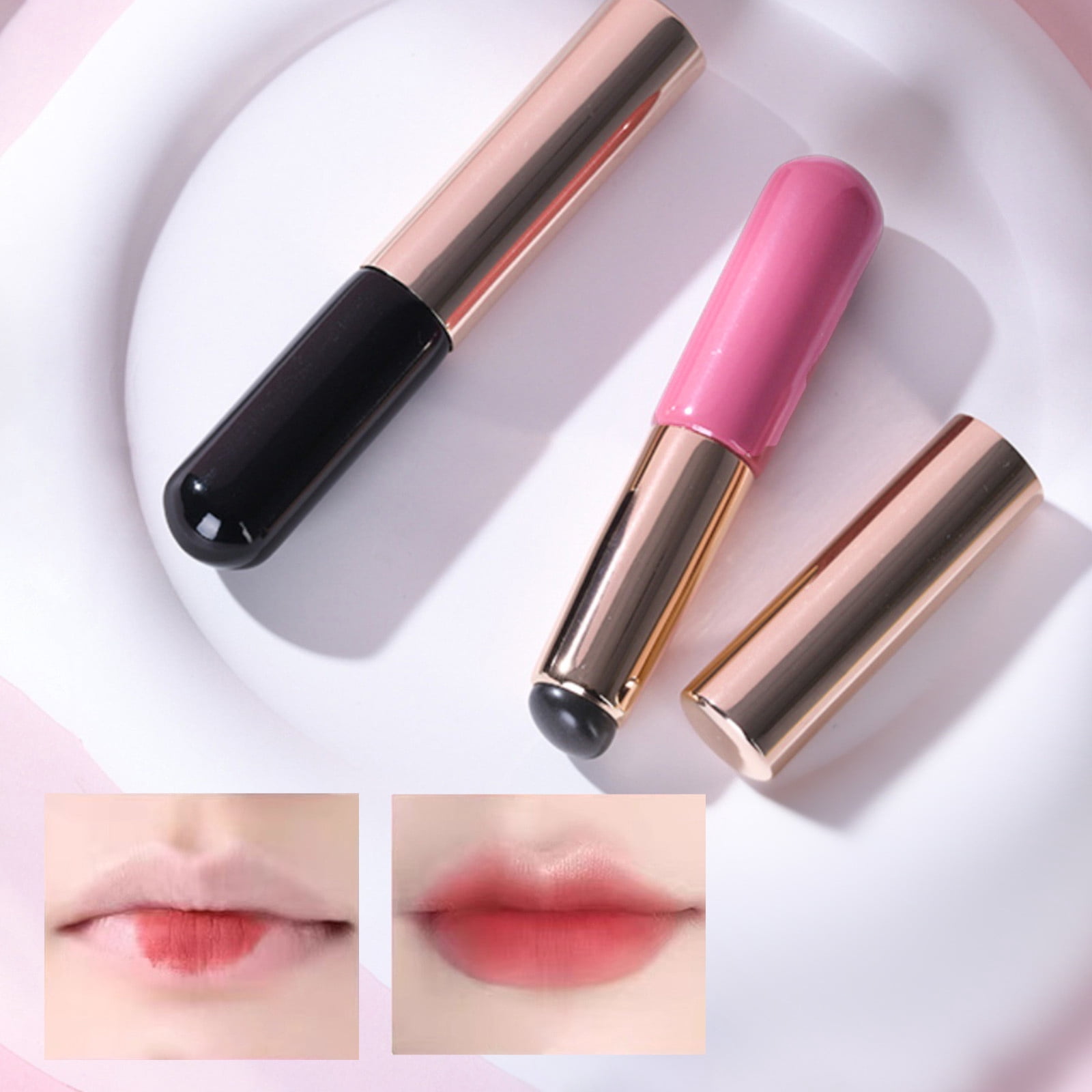 Korean Lip Stains Makeup Pallet Lipstick Combo Popular Makeup Lip Gloss for Girls 10-12 Real Lip Gloss Jelly Base Gorgeous Makeup Lazy Lipstick Color Changing Lip Stain Korean Beauty Lip Gloss