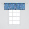 thumbnail image 2 of Ambesonne Dogs Window Valance, Skater Dogs in Sweaters Xmas, 54" X 18", Multicolor, 2 of 3