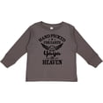 thumbnail image 3 of Inktastic Handpicked for Earth By My Yaya in Heaven with Angel Wings Boys or Girls Long Sleeve Toddler T-Shirt, 3 of 5