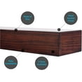 thumbnail image 4 of Mantels Direct Austin 72" Floating Wood Mantel Shelf - Cinnamon, 4 of 6
