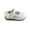 Beige, variant on Toddler Girls PU Mesh Lace Trim Hook and Loop Shoes Casual Lightweight Running Walking Shoes