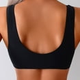 thumbnail image 4 of TTUHYWXI Women's Bikini Tops Wireless Backless Vest Mode Drawstring Swim Top for Summer Beach Swim Bra Tops (Black, XL), 4 of 7