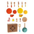 thumbnail image 1 of Juego de accesorios de cocina para niños, juguetes de cocina, regalo de aprendizaje, juego de simulación, juguetes de cocina, simulación para niños, 1 of 8