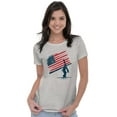 thumbnail image 4 of John 3:16 Verse USA American Flag Womens Slim Fit Graphic Tee Brisco Brands S, 4 of 5